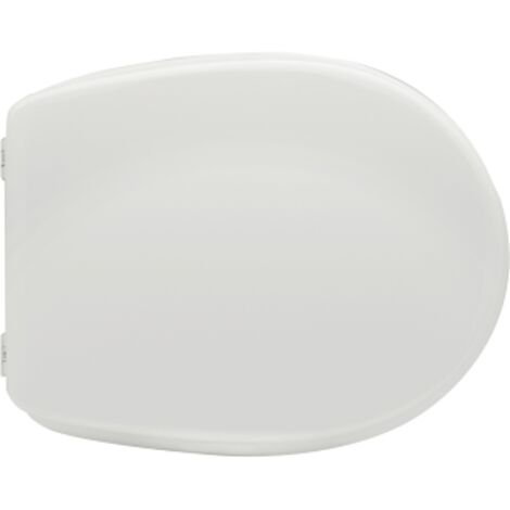 Sedile wc coprivaso per Pozzi Ginori vaso Colibri' 2 42,5-44,5 x 36 cm copriwater con cerniere regolabili e sedile in legno colato