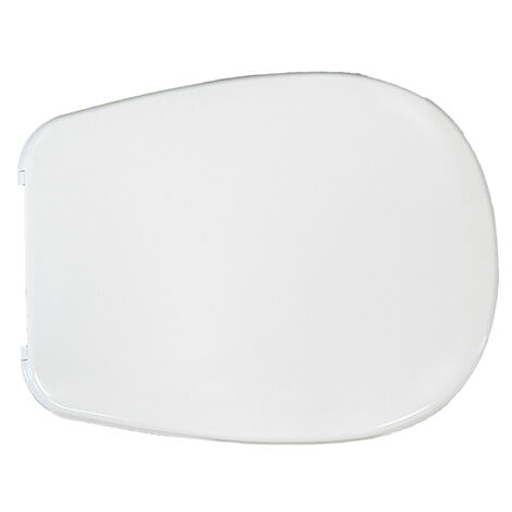Sedile wc in termoindurente per globo vaso affetto forma 6 bianco