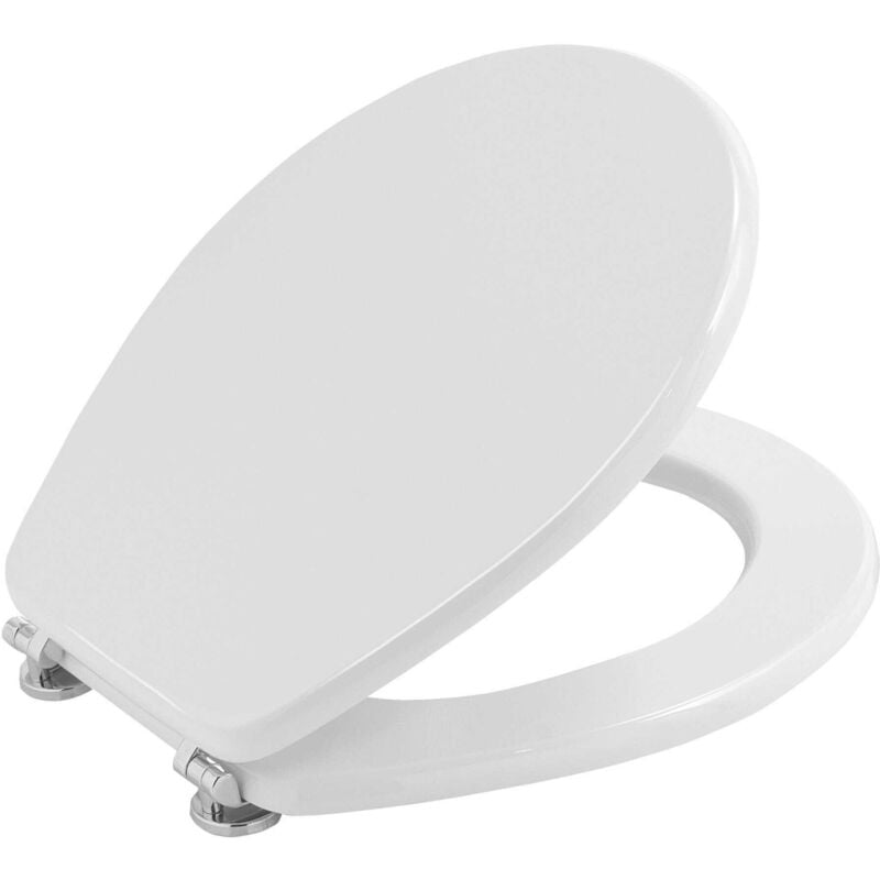 Kiamami Valentina - Abattant Wc Victoria Avec Charnières En Métal Chromé