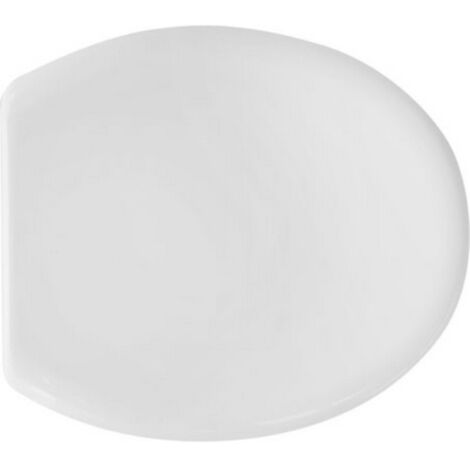 Sedile wc per catalano vaso zero bianco forma 1  Bianco - Cerniere A passantiDH