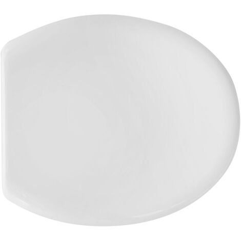 Sedile wc per catalano vaso zero bianco forma 1 Bianco - Cerniere A passantiDH