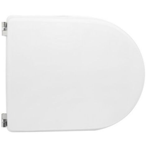 SEDILE WC PER DURAVIT VASO STARCK 3 FORMA 7 Bianco - Cerniere C espansione