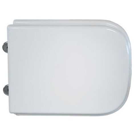 SEDILE WC PER GALASSIA VASO MEG11 FORMA 8 Bianco  cerniere C espansione