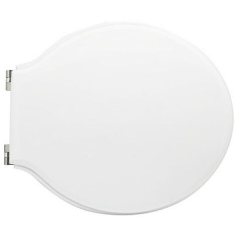 SEDILE WC PER GLOBO VASO BOWL 50 FORMA 2 Bianco - Cerniere C espansione