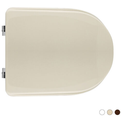 Sedile wc per pozzi ginori vaso atena forma 7  Bianco Cerniere C espansioneDH