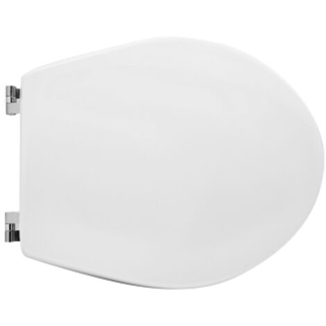 Sedile wc per pozzi ginori vaso cervino forma 1 bianco - cerniere a passanti