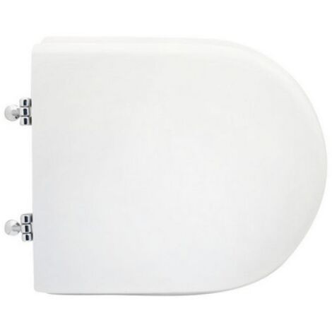 SEDILE WC PER SANITOSCO VASO FREE CHIUSO FORMA 7 Bianco - Cerniere A passanti