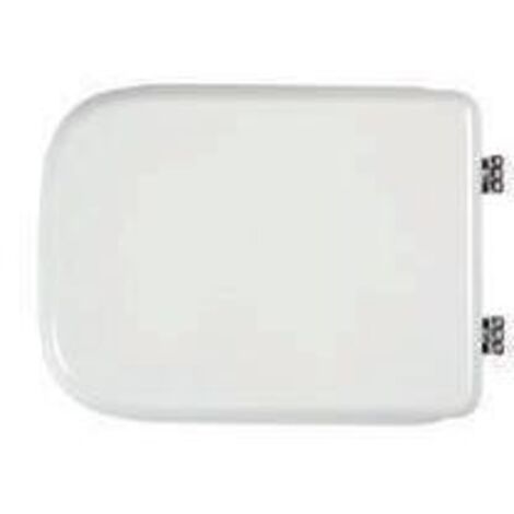 Sedile WC per serie Conca completo di cerniere Ercos BSOPE5  Bianco