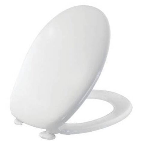 SEDILE WC SESTRIERE SANIPLAST - TERMOPLASTICA BIANCO CM 37,5X45,7 - 1 pezzo