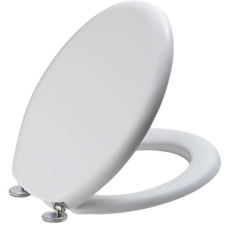 SEDILE WC TANGO BIANCO CERNIERA INOX