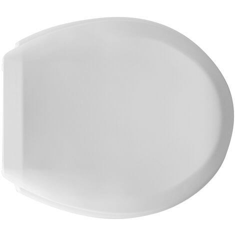 Sedile wc termoindurente modello dianter 9 forma 1 bianco