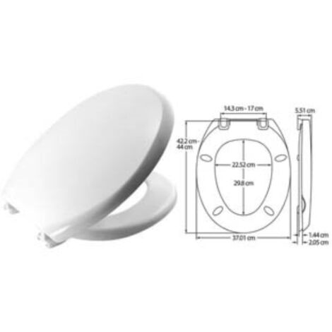Sedile wc universale "atlantico" Carrara&matta