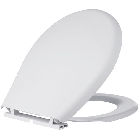 Sedile wc universale baby con cerniera uniblock bianco