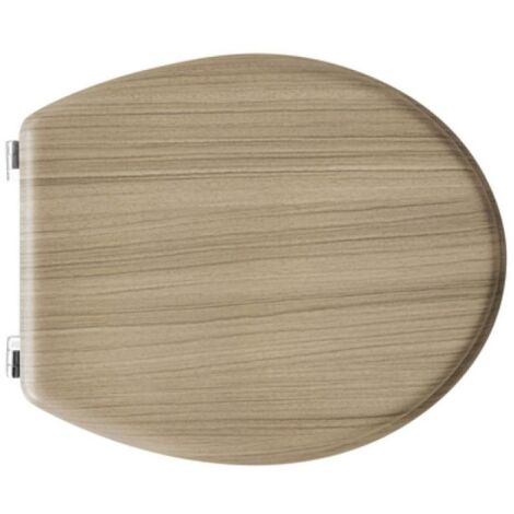 SEDILE WC UNIVERSALE IN LEGNO ROVERE SBIANCATO Rovere Sbiancato