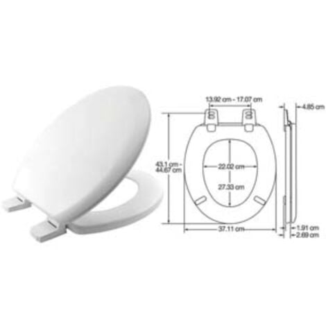 CARRARA & MATTA Sedile wc universale poliver "proseat" Carrara&matta