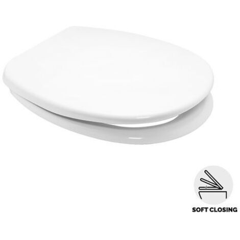 SEDILE WC UNIVERSALE SOFT-CLOSING SORRENTO- Bianco- CW- pezzi 1