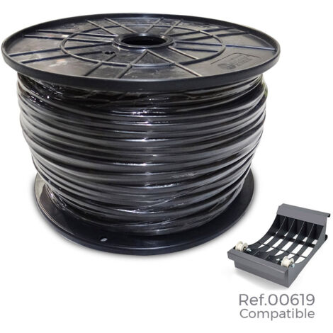Sediles Bobina di tubo Nera 400 metri Nero