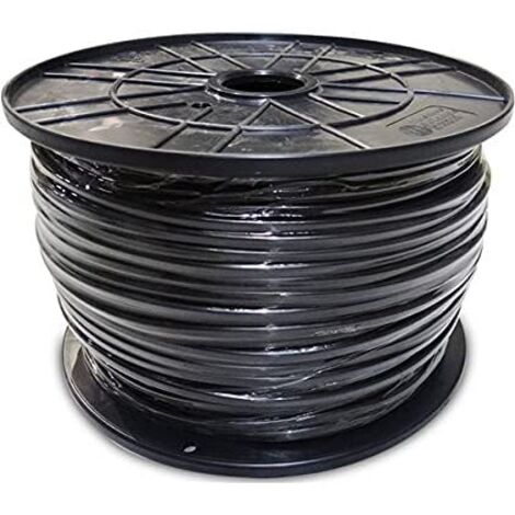 Sediles Bobine câble électrique flexible noir 1000 mètres