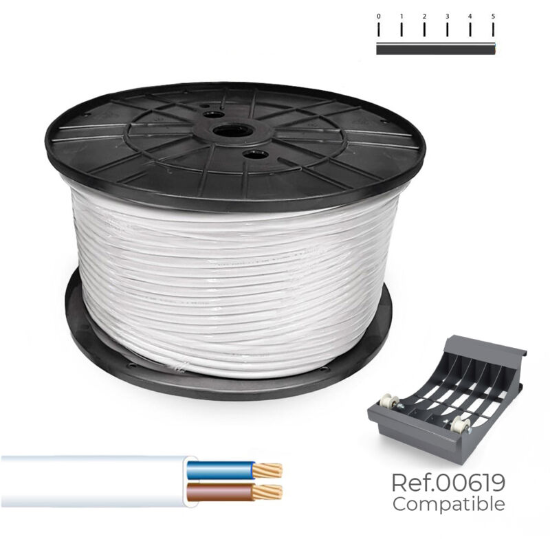 EDM - Sediles Cable Tuyau électrique White 2 x 1.5 mm 200 m h05vvh2-f - Brand ean : 8435734703941