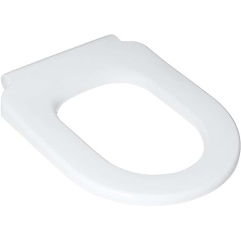 Sedili WC, cerniere inox, Duroplast bianco