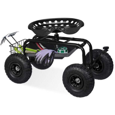 Seduta da giardino mobile con contenitore