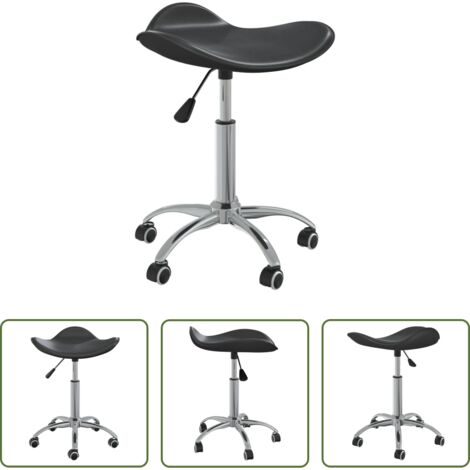 Seduta in similpelle -  Sedia da Ufficio Nera in Similpelle