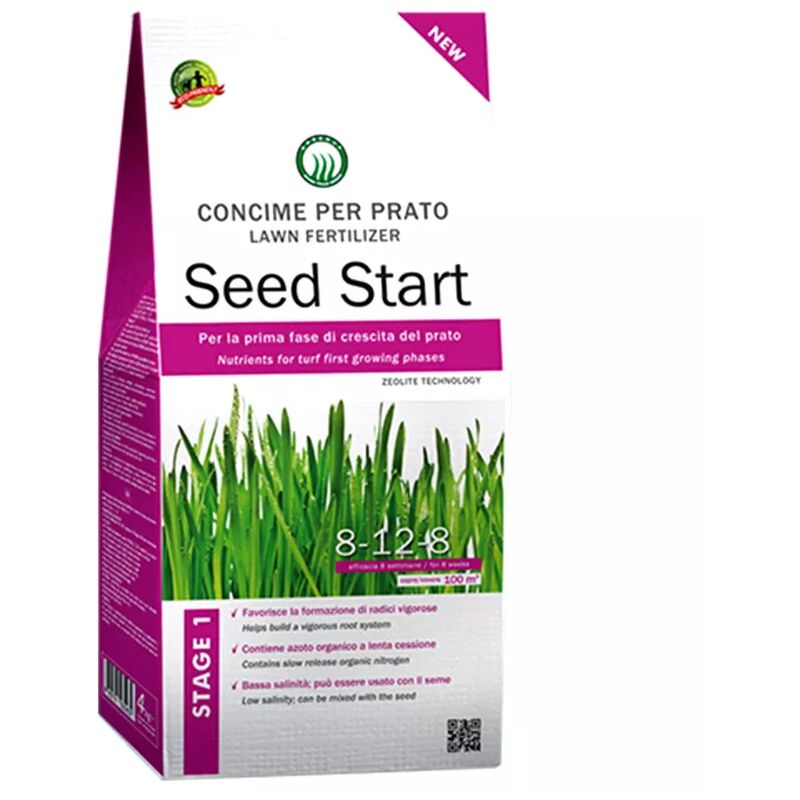 

Seed Start - Fertilizante para césped con Zeolita de 4 Kg