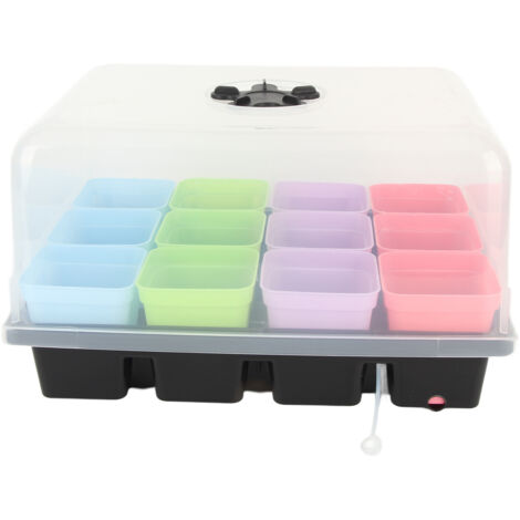 Seedling Box Horticultural Flower Planting Pot Germ Development Cultivation Tray