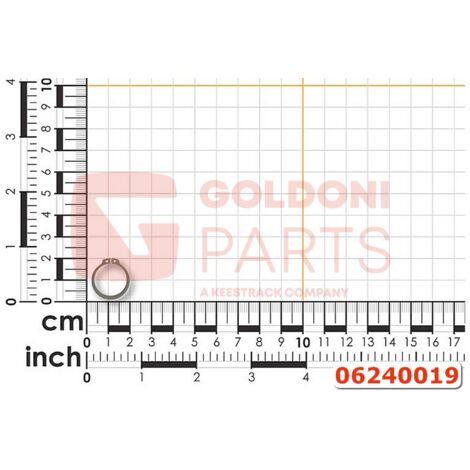 Seeger 30X1,5 mm E 74 ORIGINALE GOLDONI 06240019
