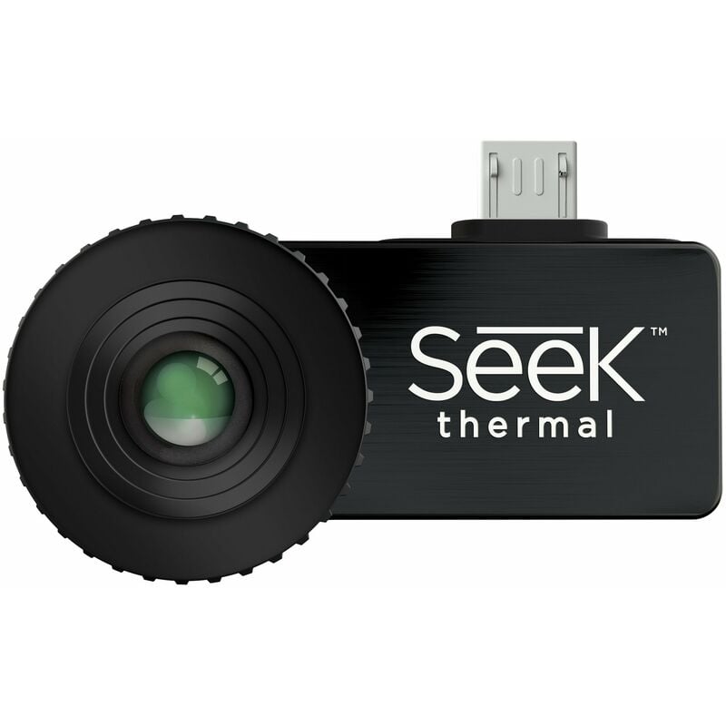 Image of Compact Fotocamera per Immagini Termiche con Connettore Micro usb e Custodia Resistente all'Acqua per Dispositivi Android - Nero - Seek Thermal