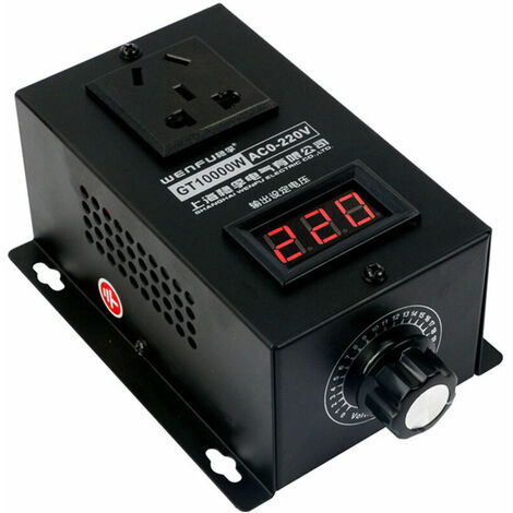 SEENLIN 10000W ménage Compact contrôleur de tension Variable Portable vitesse température lumière tension réglable régulateur gradateur