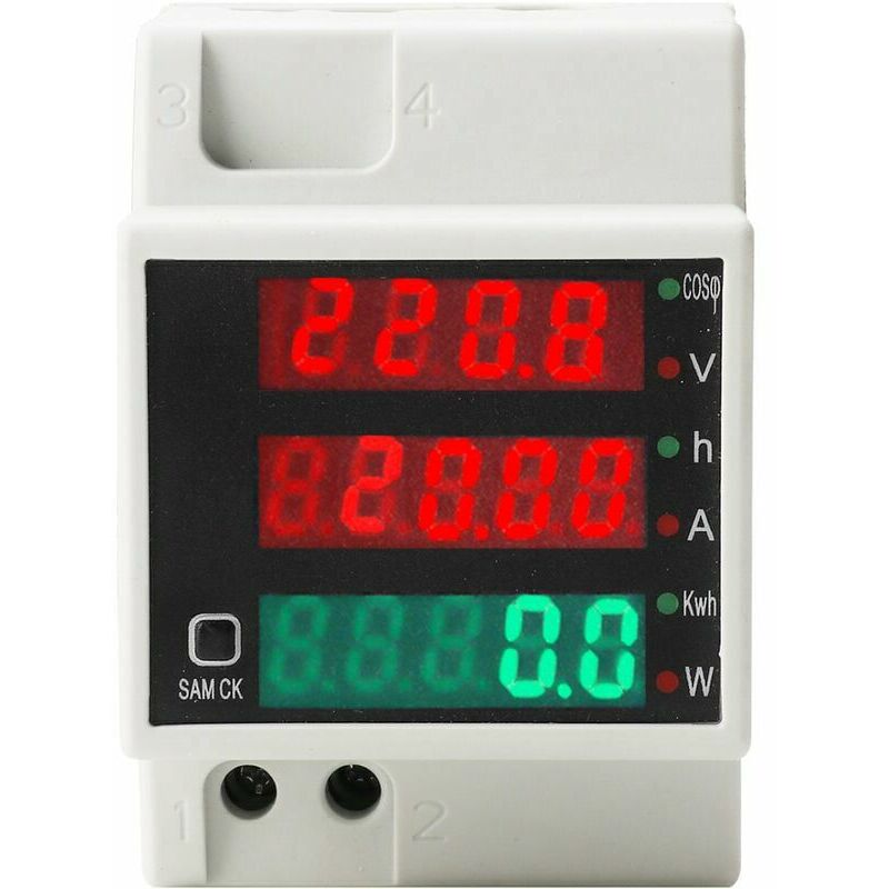 Energiekostenmessgerät SiRyder - 6-in-1 Digital | Bis 100A, 300V