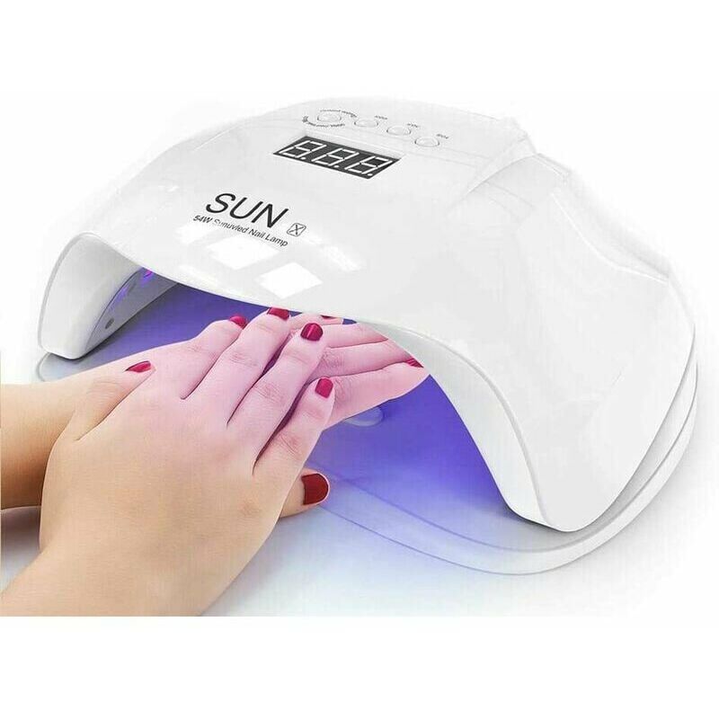 Asciuga Unghie Lampada uv led 54W per Tutti i Gel