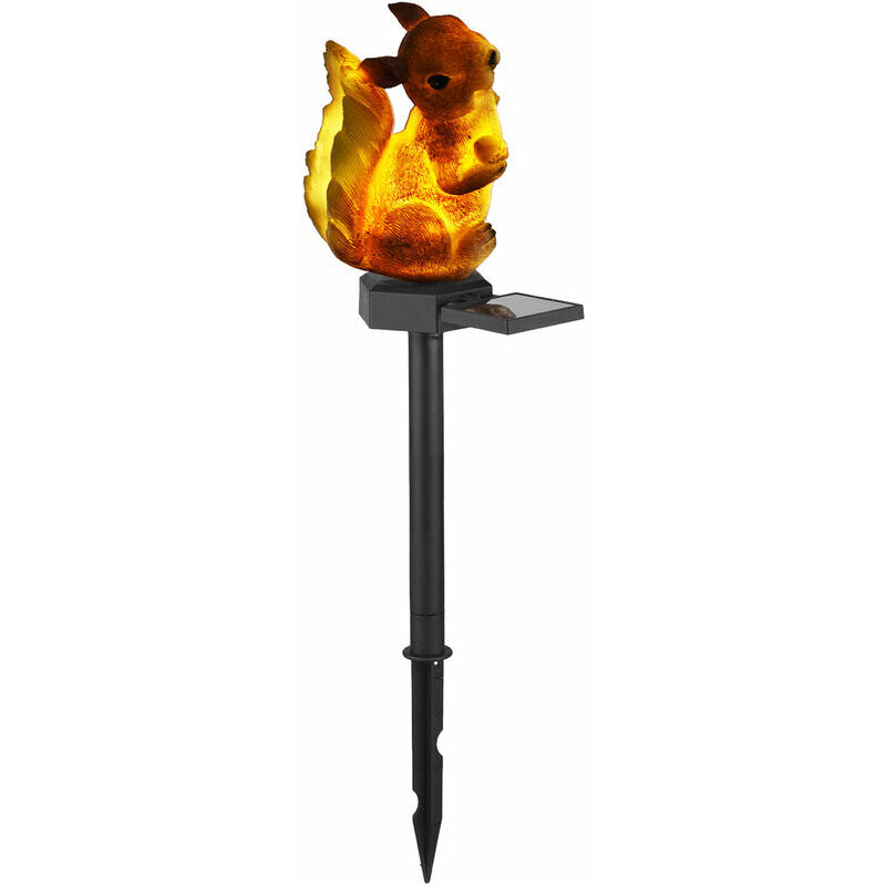 Seenlin - Lampe Solaire D'Extérieur Étanche à Led, Lumière Décorative De Jardin, Forme D'Écureuil Mignon, Peut S'Allumer/Éteindre Automatiquement,