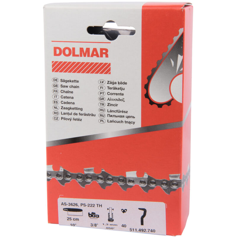 Makita 191H08-4 / 511492740 Catena per Motosega per DCS231T,DCS232T,EA3100T25B,EA3110T25B,DUC252 Pas