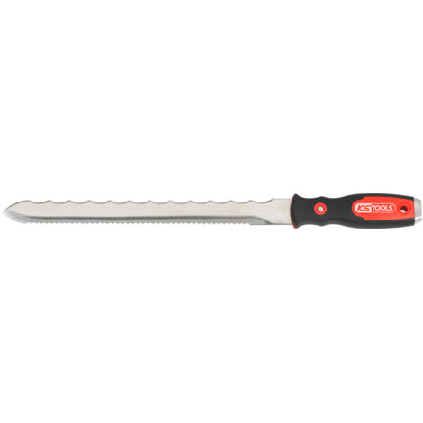 Sega a mano 280mm taglio lana di vetro dentatura fine e larga - manico bi-materiale