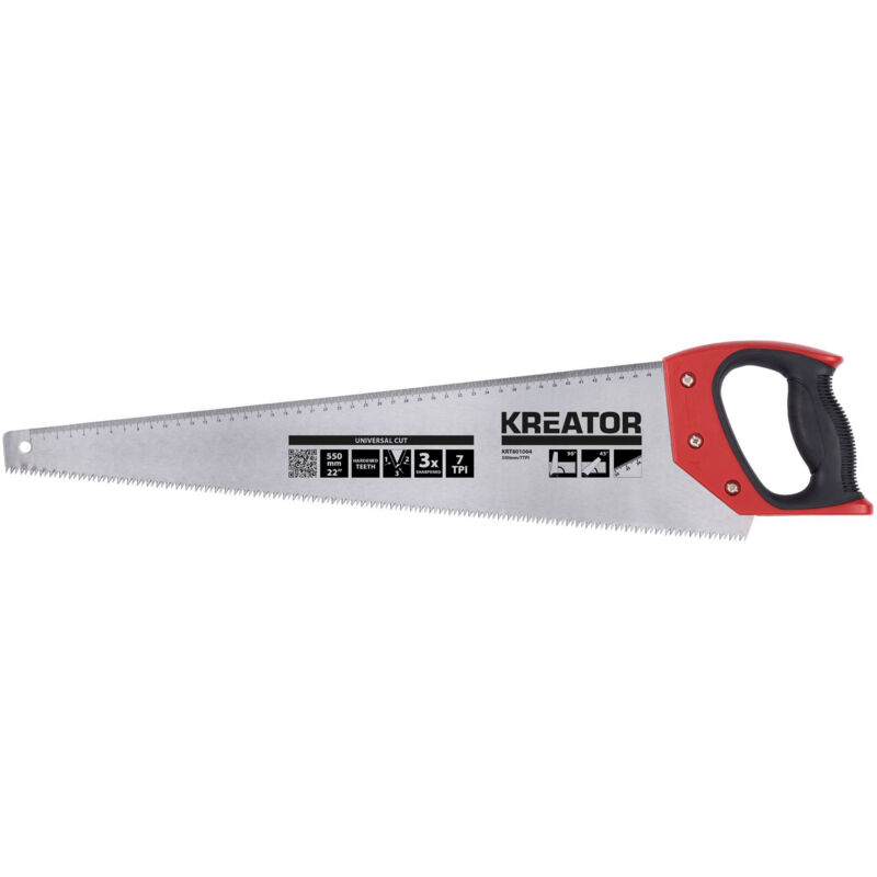 Seghetto a mano 7 TPI Kreator550 mm