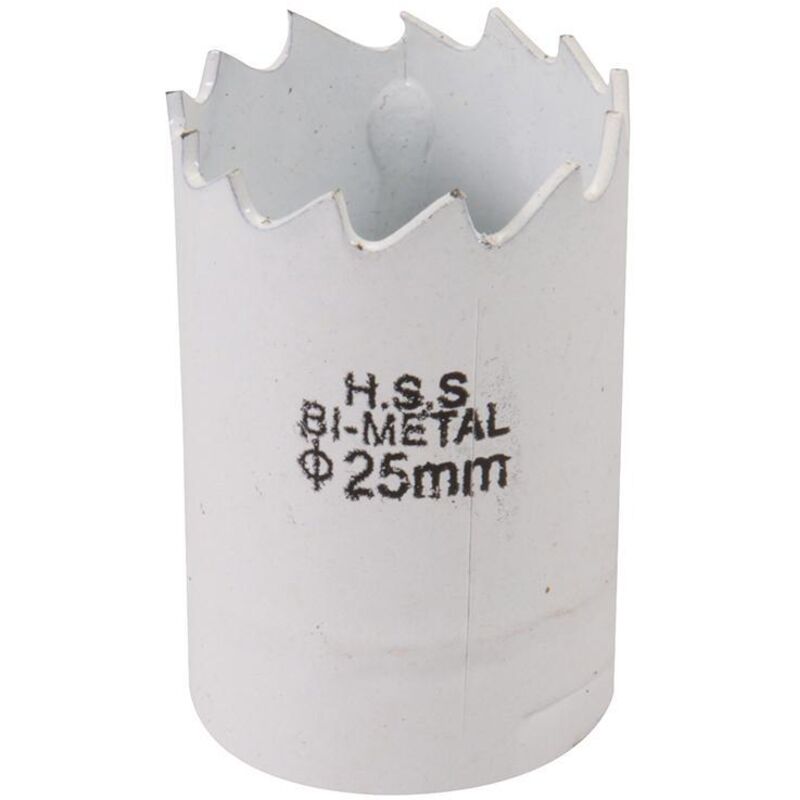 Sega a tazza bimetallica 25 mm