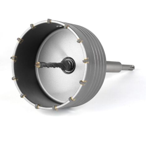 Sega a tazza per calcestruzzo da 115 mm, punte circolari per trapano, sega a tazza, per calcestruzzo, cemento, muro di mattoni, muratura in pietra