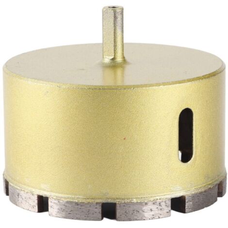 Sega a tazza per marmo, punta da trapano per ceramica e vetro per pietra, sega a tazza per piastrelle 90 mm, 100 mm con impugnatura triangolare, fessura per rimozione schegge, acqua