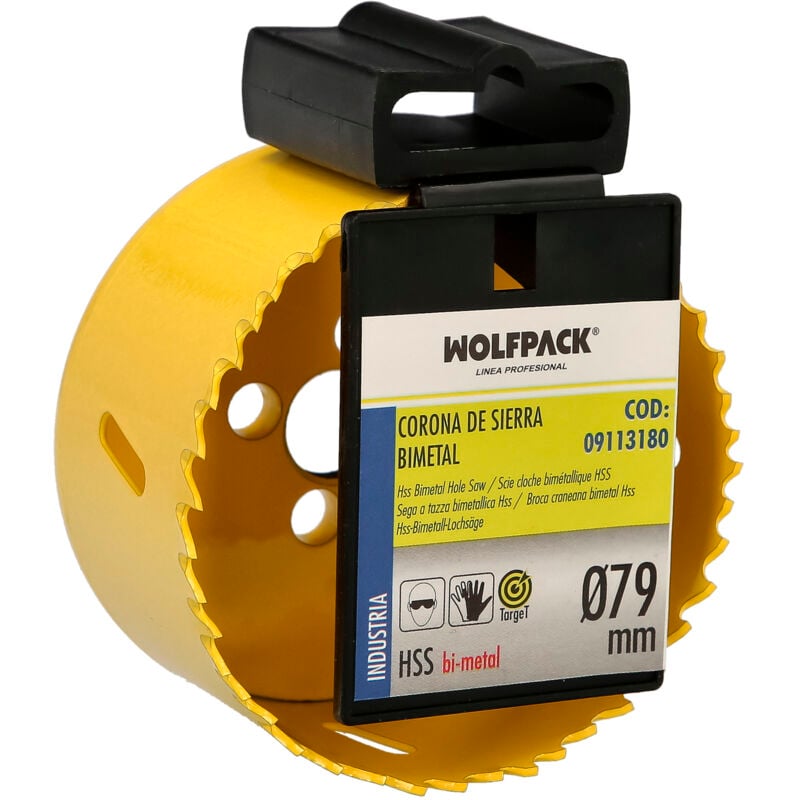 Corona per sega bersaglio bimetallica ø 79 mm