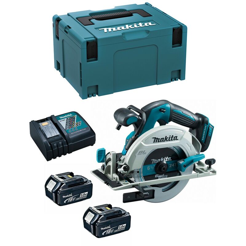 Sega Circolare MAKITA DHS680RTJ (2 x 5,0 Ah + DC18RC + MAKPAC 3)