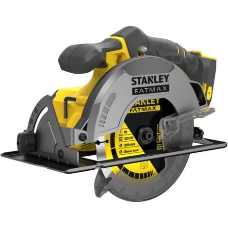 Sega circolare a batteria da 165 mm STANLEY FATMAX V20 SFMCS500B-XJ Li-Ion 18 V senza batteria e caricabatterie