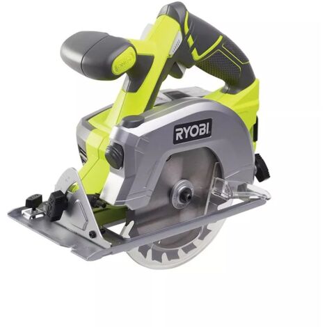 sega circolare a batteria ryobi "rwsl1801m" con guida laser lama tct 150 mm 18v, solo corpo macchina