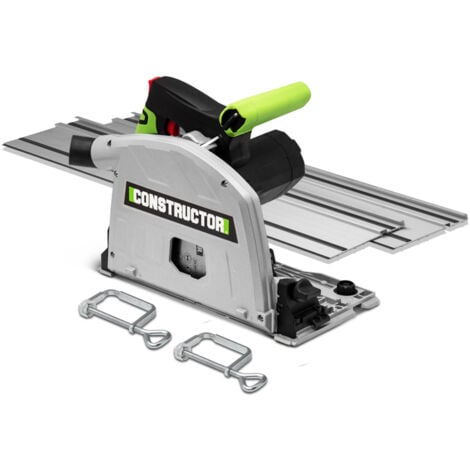 Sega circolare a tuffo da 1400W con guida - Lama da 190 mm 24 denti - Constructor