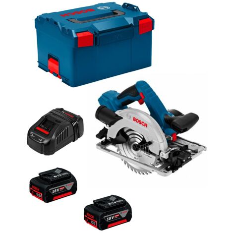 Sega Circolare BOSCH GKS 18V-57 G (2 x 5,0Ah + GAL1880CV + L-Boxx 238)