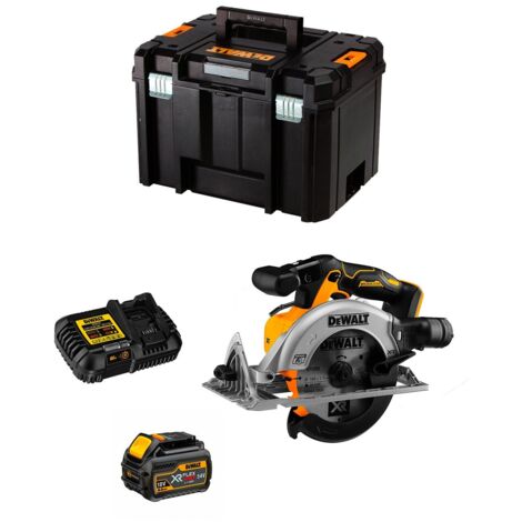 Sega Circolare DeWALT DCS565T1 (1 x 54V/18V 6,0 Ah + DCB116 + TSTAK VI)