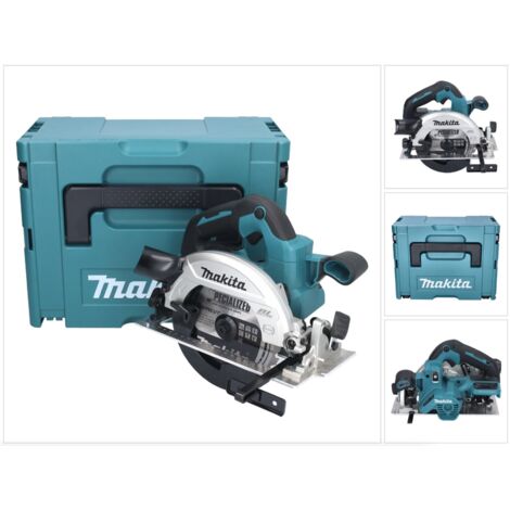 Sega circolare Makita DHS 661 ZJ 18 V 165 mm Brushless + Makpac - senza batteria, senza caricabatterie