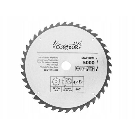 SEGA CIRCOLARE PER LEGNO 300 MM X 40T