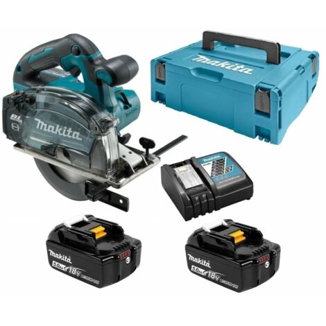 Sega circolare per metalli 18V LXT Ø 150 mm (2x5.0 Ah) in MAKPAC - MAKITA DCS553RTJ
